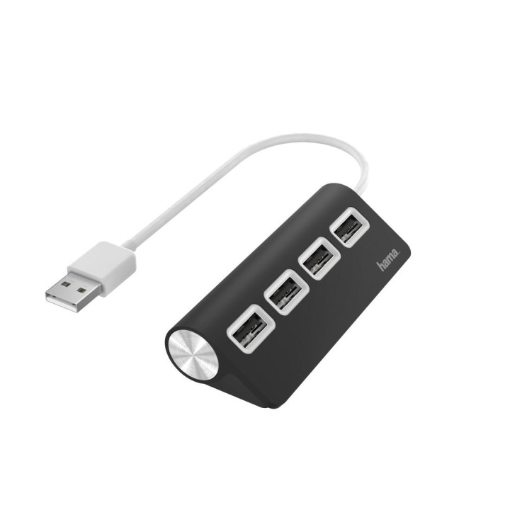 USB хъб HAMA, 4 портова USB 2.0 - HAMA-200119 - 1