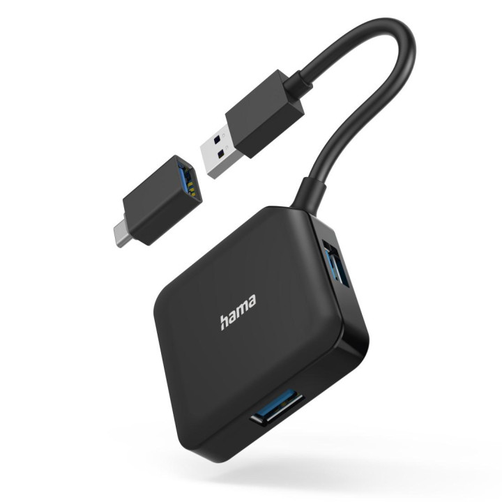 USB-А хъб HAMA, 4-портов USB 3.2 Gen 1 - HAMA-200116 - 5