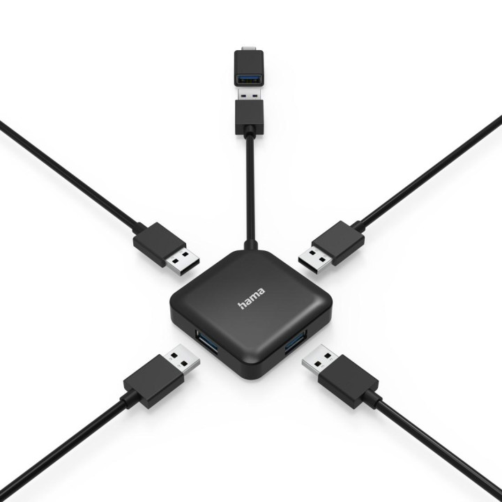 USB-А хъб HAMA, 4-портов USB 3.2 Gen 1 - HAMA-200116 - 8