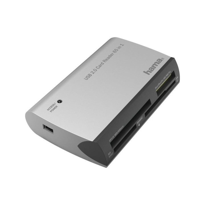 Четец за карти HAMA All in One, USB 2.0, 60 MB/s - HAMA-200129 - 1