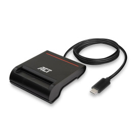 Четец на смарт карти ACT AC6020, USB-C, Външен, 60 MB/s, eID / Smart Card - EWENT-ACT-READER-AC6020 - 1