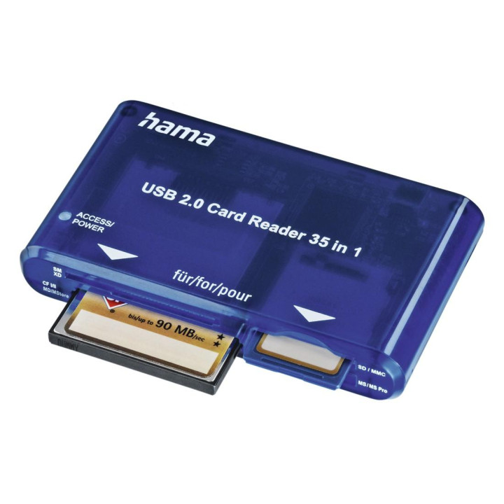 Четец за карти HAMA 35 in 1, USB 2.0, 60 MB/s - HAMA-55348 - 2