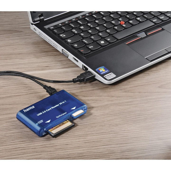 Четец за карти HAMA 35 in 1, USB 2.0, 60 MB/s - HAMA-55348 - 3