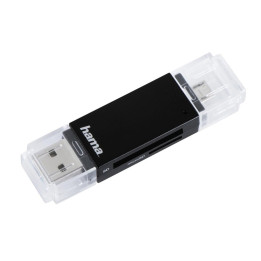 Четец за карти HAMA 181056, USB 2.0, SD/MicroSD/MMC - 181056 - 1
