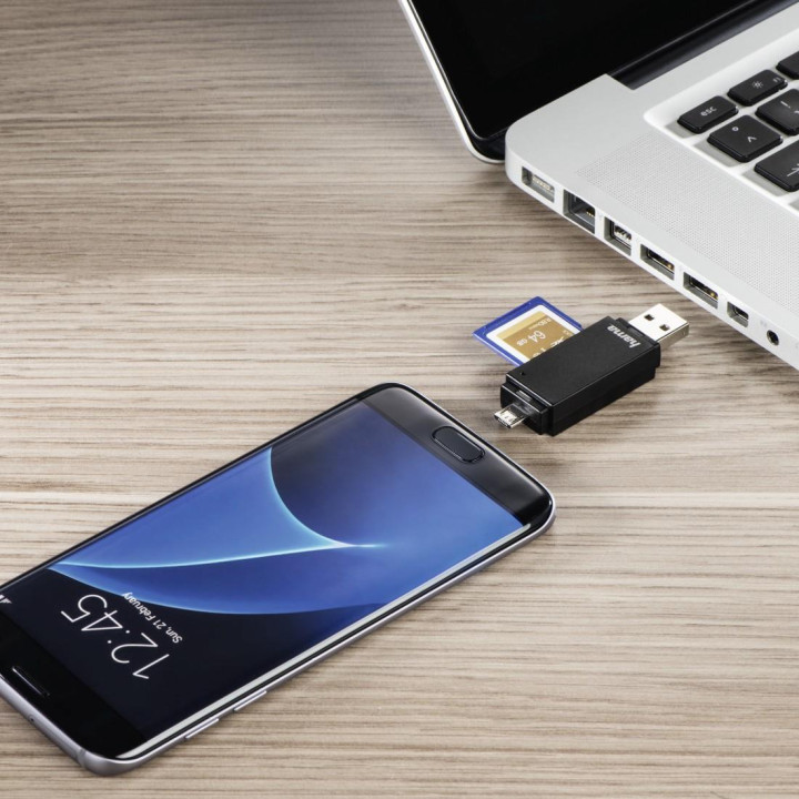 Четец за карти HAMA 181056, USB 2.0, SD/MicroSD/MMC - 181056 - 3
