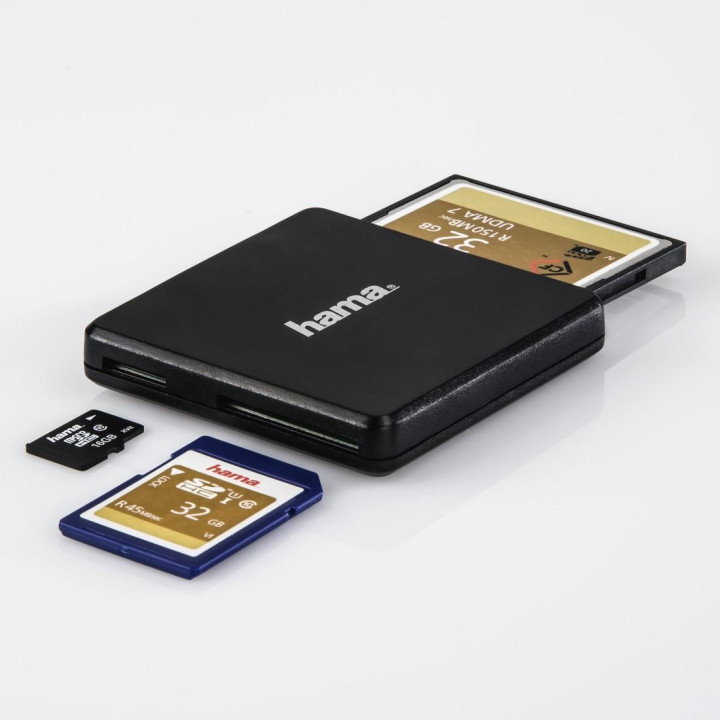 Четец за карти HAMA Multi, USB 3.0, SD/MicroSD/CompactFlash - HAMA-124022 - 3