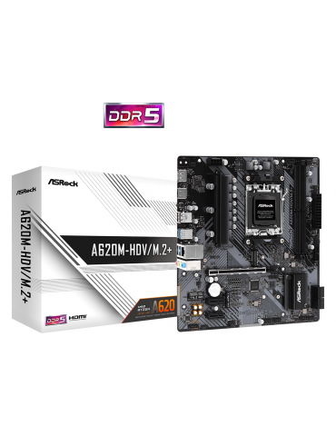 Дънна платка AsRock A620M-HDV M.2 , AM5, mATX