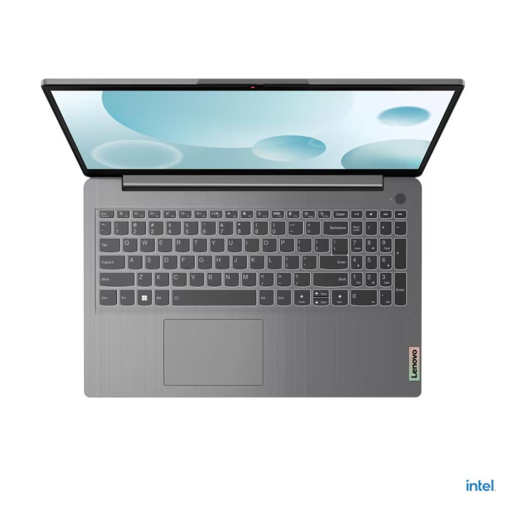 Лаптоп LENOVO IdeaPad 3 15IAU7, 15.6" Full HD, Intel Core i3-1215U, 16GB DDR5, 512GB SSD, Windows 11 Pro - 82RK018FBM - 1