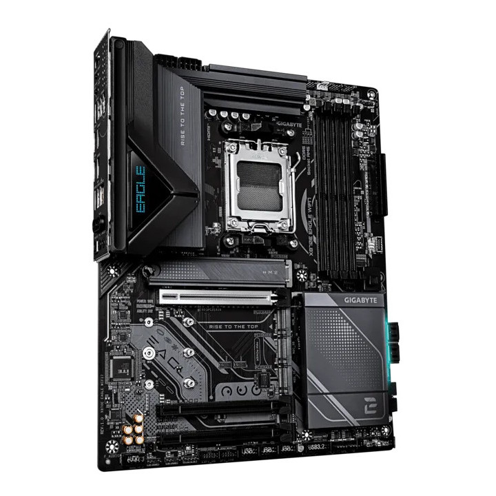 Дънна платка GIGABYTE X870E EAGLE WIFI7, AMD X870E, Socket AM5, DDR5, PCIe 5.0 - 3