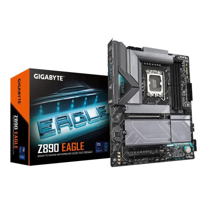 Дънна платка GIGABYTE Z890 EAGLE, LGA1851, Intel Z890 Chipset, DDR5 8800MT/s, PCIe 5.0 - 1