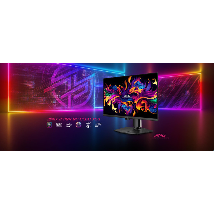 Монитор MSI MPG 271QR QD-OLED X50, 26.5" WQHD QD-OLED 500Hz - 2