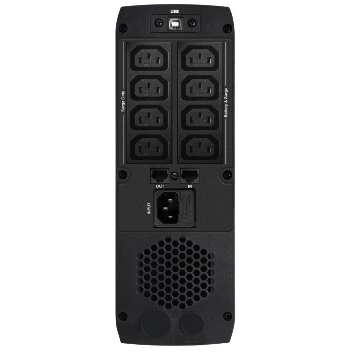 Токозахранващо устройство POWERWALKER VI 1500 CSW IEC, 1500VA/900W, Line-Interactive, LCD - POWER-UPS-VI1500CSW-IEC - 3
