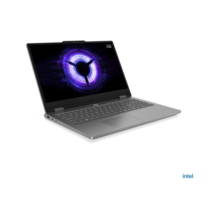 Лаптоп Lenovo LOQ Essential 15IRX11, 15.6" FHD 144Hz, Intel Core i5-13450HX, RTX 5060 8GB, 16GB DDR5, 512GB SSD, No OS - 83SC007