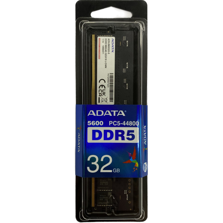 RAM памет Adata 32GB DDR5 5600MHz - AD5U560032G-S