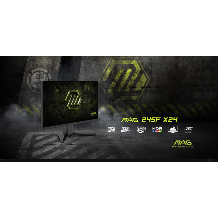 Монитор MSI MAG 245F X24, 23.8" Full HD IPS 240Hz - 2