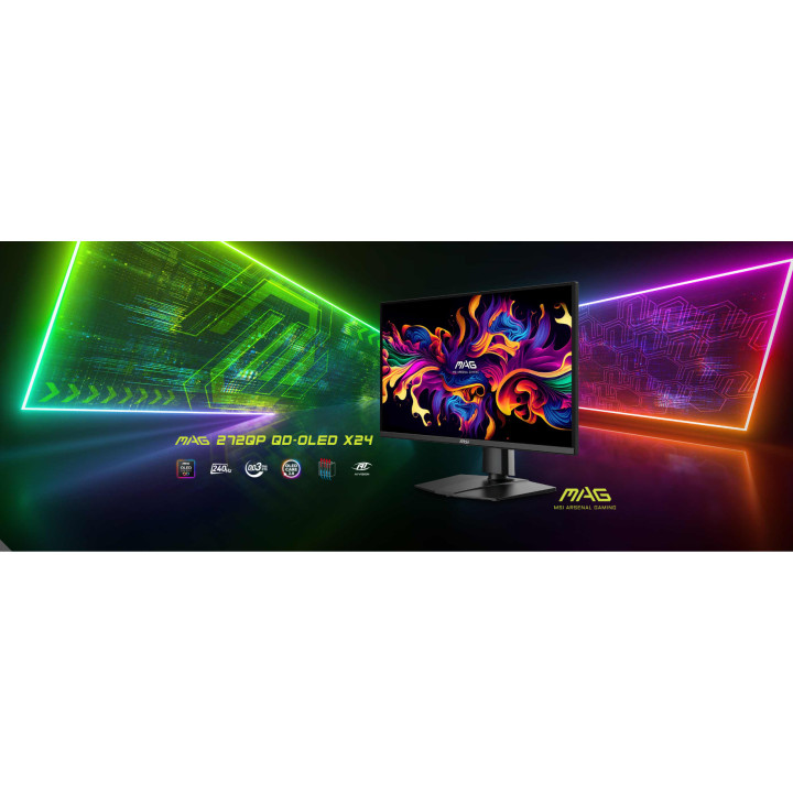 Монитор MSI MAG 272QP QD-OLED X24, 26.5" WQHD 240Hz QD-OLED - MAG_272QP_QD-OLED_X24 - 2
