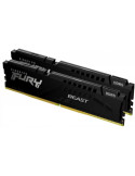 RAM памет Kingston 16GB(2x8GB) DDR5 5600MHz DDR5 CL36 FURY Beast Black - KF556C36BBEK2-16