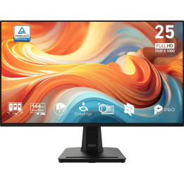 Монитор MSI PRO MP251 E14L, 24.5" FHD 144Hz IPS - 9S6-3PD2CM-051 - 1
