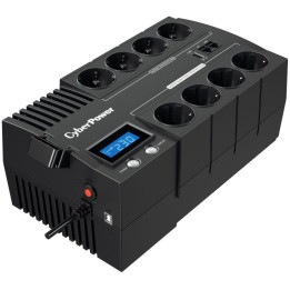 Токозахранващо устройство CyberPower 1000VA/600W, Line-Interactive, LCD дисплей, 8x Schuko - BR1000ELCD - 1
