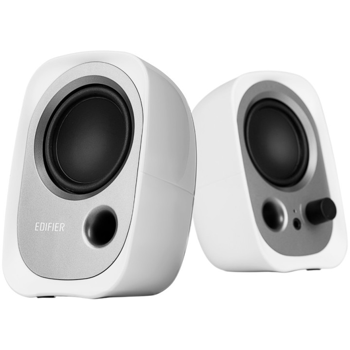 PC колонки Edifier R12U, 2.0 стерео, 4W RMS, USB захранване, бял - R12U-WH - 2