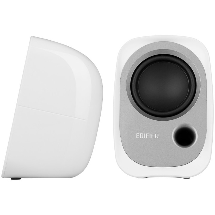 PC колонки Edifier R12U, 2.0 стерео, 4W RMS, USB захранване, бял - R12U-WH - 3