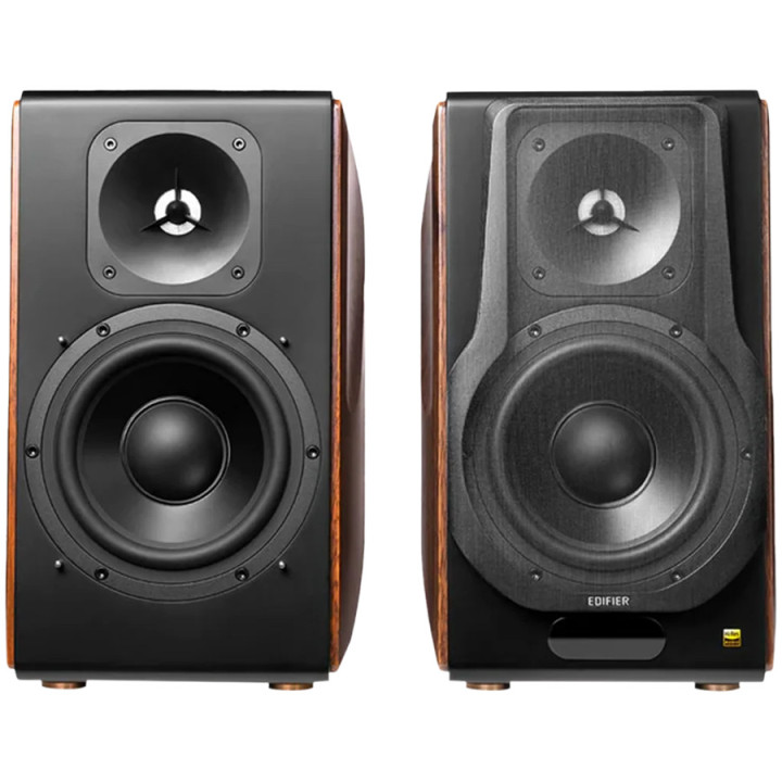 Активна система за домашно аудио Edifier S3000MKII, 2.0 стерео, 256W RMS, Bluetooth 5.0, XLR/Coaxial/USB/Line входове, кафяв - S