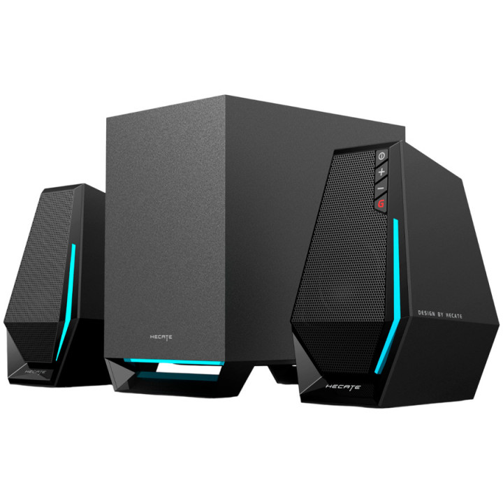 Колонна система Edifier G1500 MAX, 2.1 канален, 30W RMS, Bluetooth 5.3, RGB - G1500 MAX-BL - 1