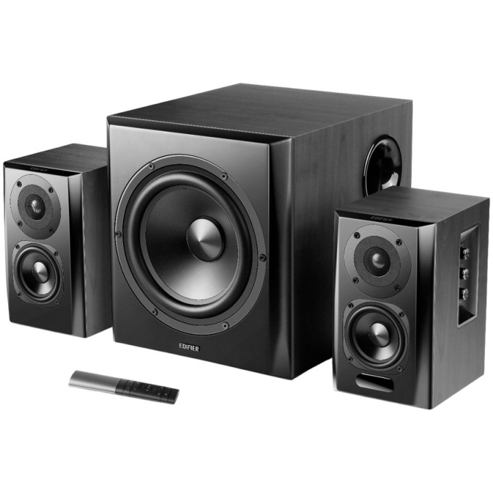 Аудио система Edifier S351DB, 2.1 канален съраунд, 150W, Bluetooth 5.1, Черен - S351DB-BL - 2