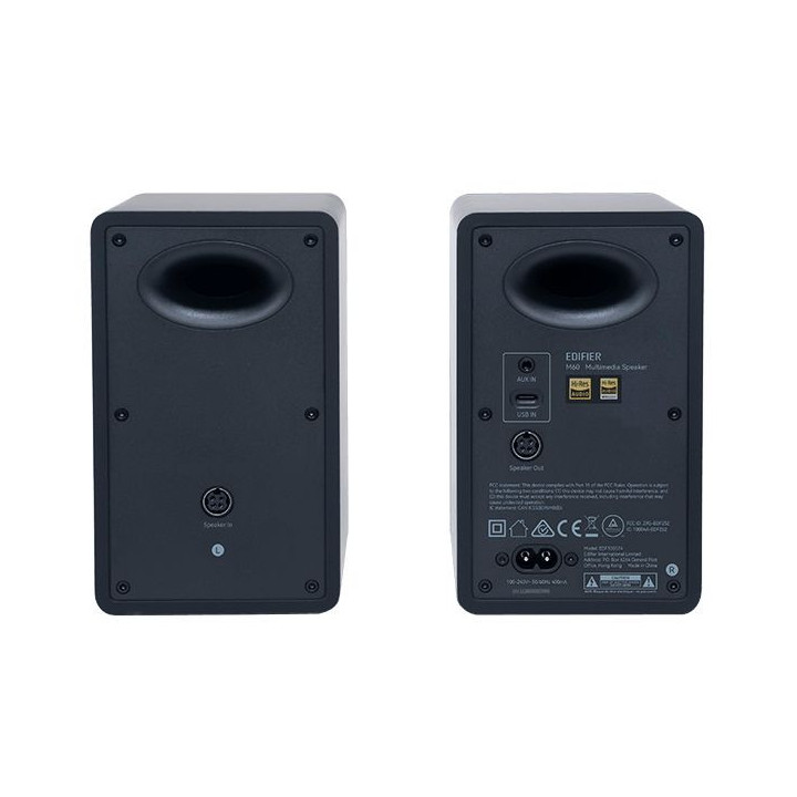 PC колонки Edifier M60, 66W RMS, Bluetooth 5.3, USB-C, 3.5mm AUX - M60-BL - 4