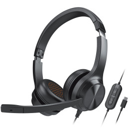Слушалки Creative Chat, USB-C, 40mm, 20-20000Hz, с микрофон - 51EF0980AA000 - 1