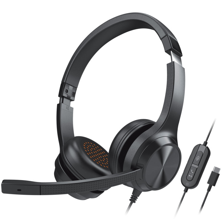 Слушалки Creative Chat, USB-C, 40mm, 20-20000Hz, с микрофон - 51EF0980AA000 - 1