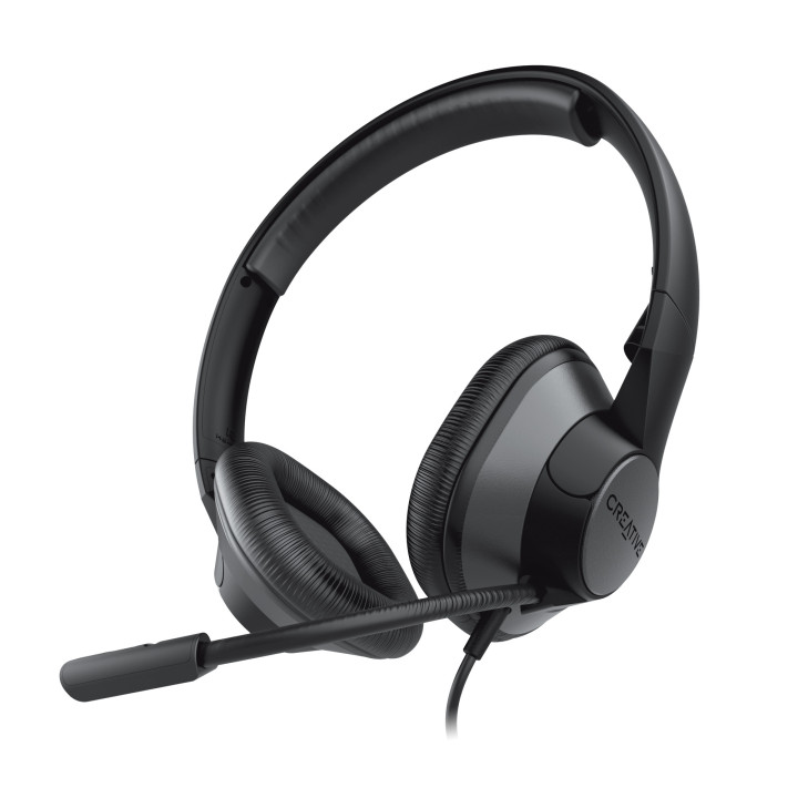 Слушалки Creative HS-720 V2, USB, 30mm драйвер, 20-20000Hz, Черни - 51EF0960AA000 - 1