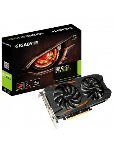 Видео карта Gigabyte Nvidia GeForce GTX 1050 Ti Windforce OC 4GB GDDR5