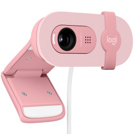 Уебкамера Logitech Brio 100, Full HD, Rose - 960-001623 - 1
