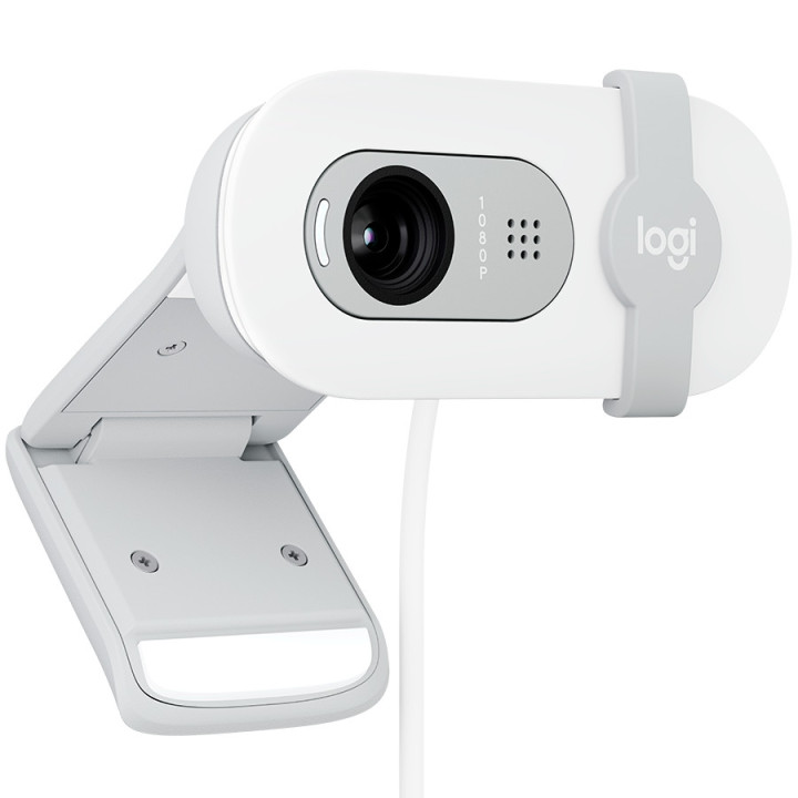 Уеб камера Logitech Brio 100, Full HD, бяла - 960-001617 - 1