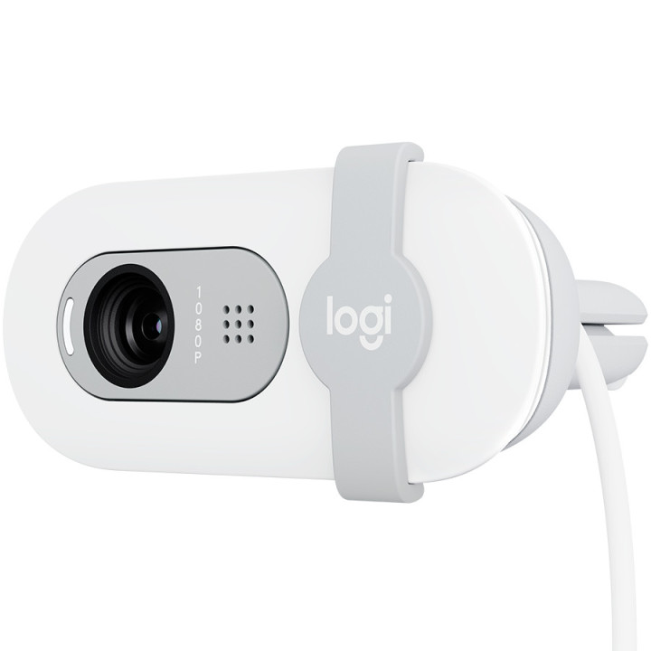 Уеб камера Logitech Brio 100, Full HD, бяла - 960-001617 - 4