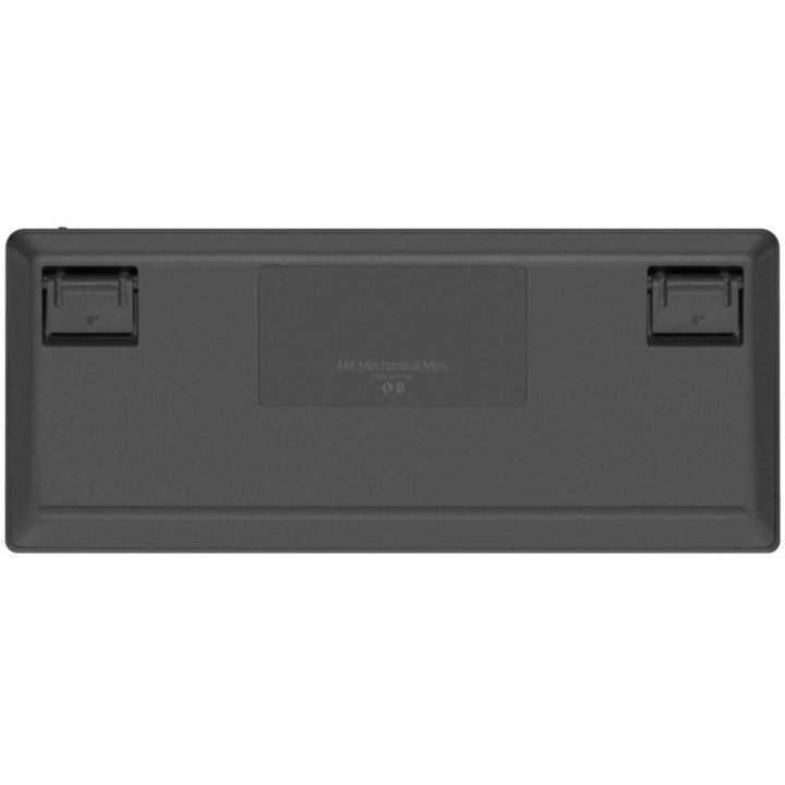 Bluetooth механична нископрофилна геймърска клавиатура Logitech MX Mechanical Mini, Graphite, Tactile - 920-010780 - 15
