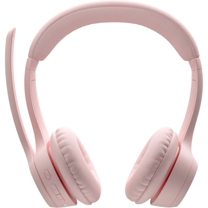 Bluetooth слушалки Logitech Zone 300, Rose - 981-001412 - 3