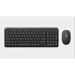 Безжична геймърска мишка и клавиатура Logitech MK250, Graphite, Bluetooth 2.4GHz - 920-013519 - 1
