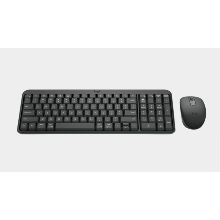 Безжична геймърска мишка и клавиатура Logitech MK250, Graphite, Bluetooth 2.4GHz - 920-013519 - 3