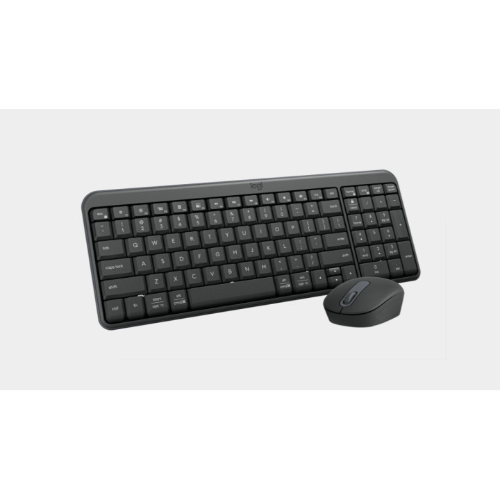 Безжична геймърска мишка и клавиатура Logitech MK250, Graphite, Bluetooth 2.4GHz - 920-013519 - 4