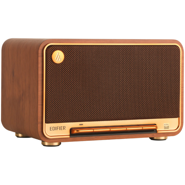 Преносим високоговорител Edifier D32, 2.1 система, 60W RMS, Bluetooth 5.3, Wi-Fi, AirPlay 2, Кафяв - D32-BR - 1