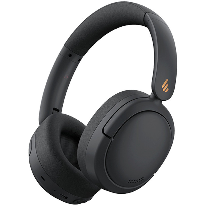 Безжични слушалки Edifier W800BT Pro, 40mm динамични драйвери, Bluetooth 5.4, ANC, 45h батерия, USB-C, Черни - W800BT PRO-BL - 1