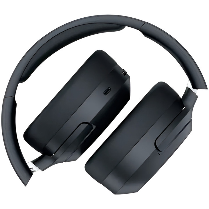 Безжични слушалки Edifier W820NB Plus, 40mm динамични драйвери, Bluetooth 6.1, ANC, Hi-Res Audio, 88H батерия, USB-C, Тъмно сиво