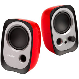 PC колонки Edifier R12U, 2.0 стерео, 4W RMS, USB/AUX, червени - R12U-RE - 1