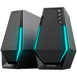 Стерео тромба Edifier G1500, Bluetooth 5.3, USB, AUX, 5W RMS, RGB подсветка, черна - G1500-BL - 1