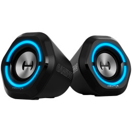 Стерео колонки Edifier G1000, 5W RMS, Bluetooth 5.3, USB, AUX, RGB Light, Черни - G1000-BL - 1