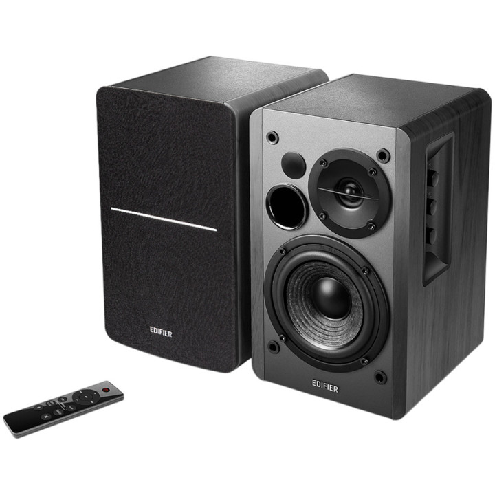 Колони Edifier R1280DBS, 2.0 PC Speakers, 42W RMS, Bluetooth 5.1, Optical/Coaxial/RCA, Черна - R1280DBS-BL - 2