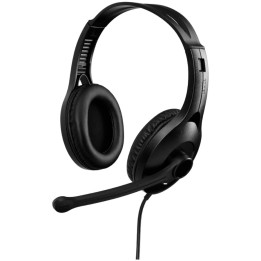 Слушалки Edifier K800, 40mm драйвери, шумопотискащ микрофон, черни - USB K800-BL - 1