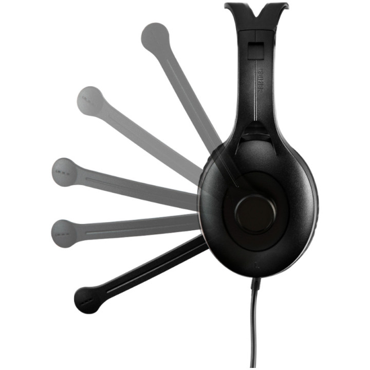 Слушалки Edifier K800, 40mm драйвери, шумопотискащ микрофон, черни - USB K800-BL - 4